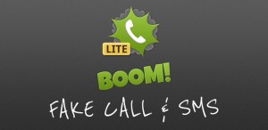BOOM! Fake call and SMS Lite